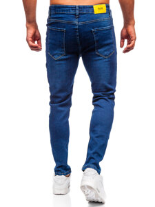 Sötétkék slim fit férfi farmer Bolf 6736