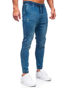 Sütétkék férfi farmer jogger Bolf 0028