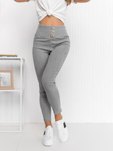 Szürke női farmer leggings Bolf S110