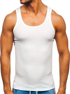 Tank-top minta nélkül fehér Bolf NB002