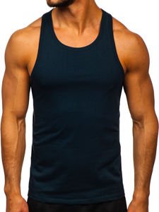 Tank-top minta nélkül gránátkék Bolf 99002