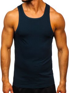 Tank-top minta nélkül gránátkék Bolf 99003