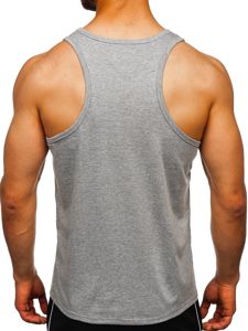 Tank-top minta nélkül szürke Bolf 99002